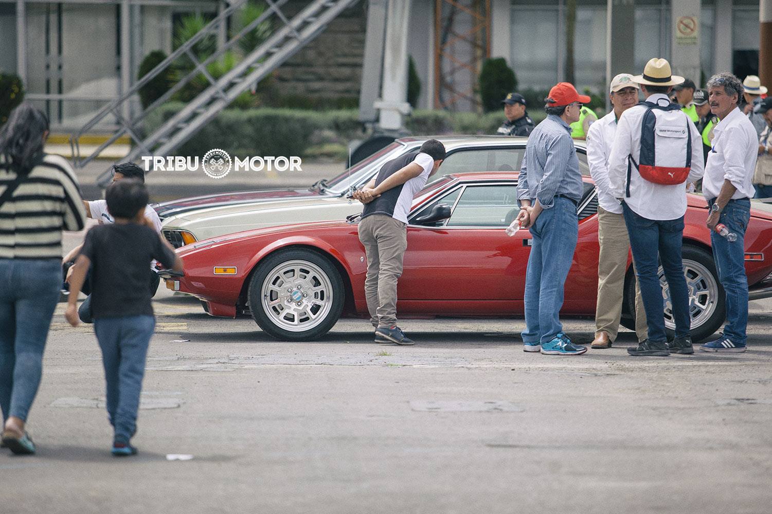 evento ruta de los clásicos 2019 Quito Ecuador Pantera de tomaso
tribumotor